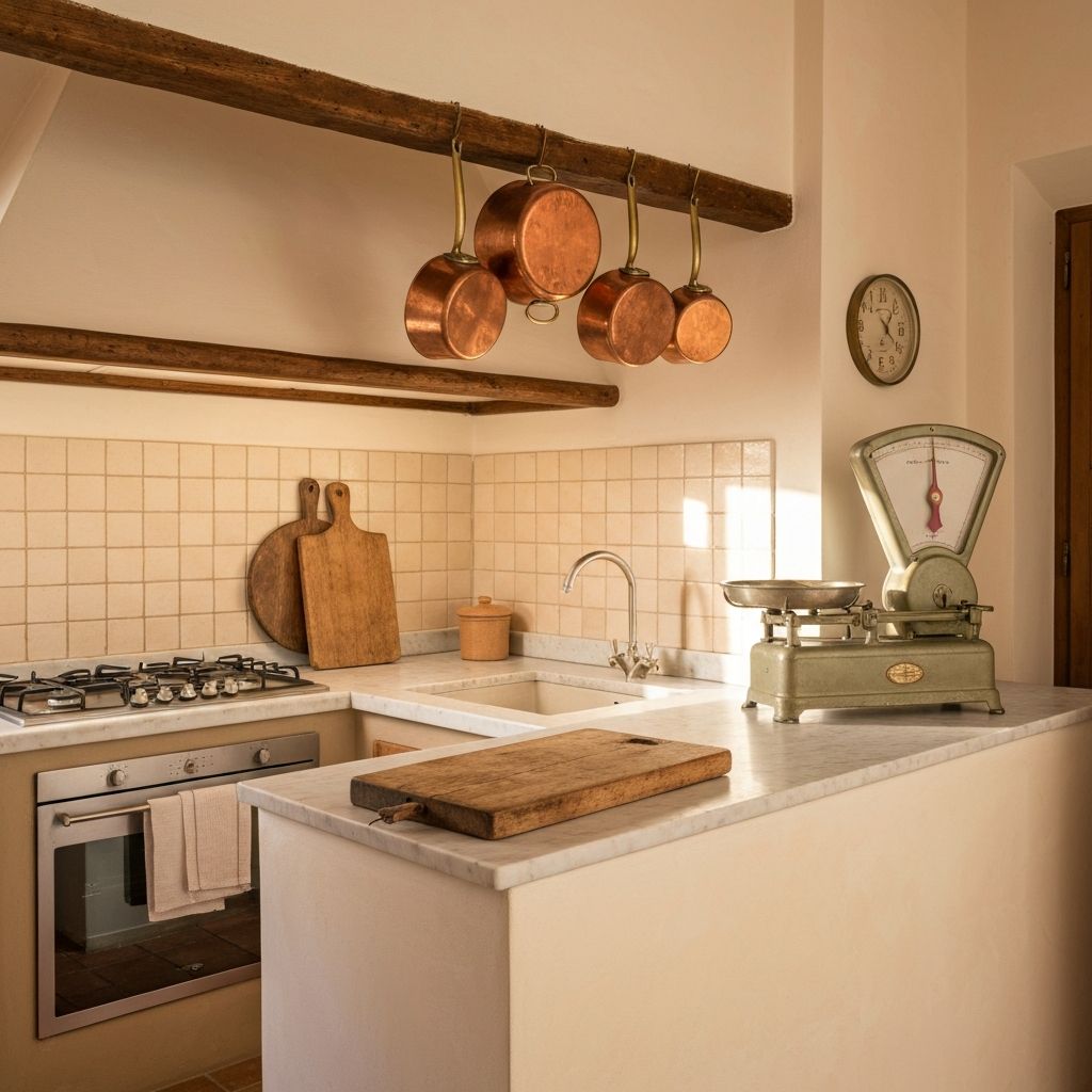 Scena di cucina tradizionale